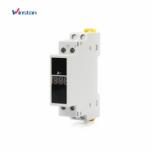 1 - 100A LED Digital Display Din Rail Adjustable Single-Phase Current Meter Ammeter