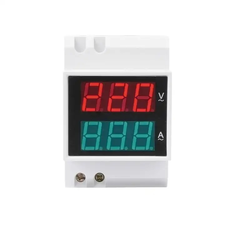 D52-2042 0-99.9A AC80-300V Single Phase Digital Din-Rail Voltage Protector