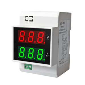 D52-2042 Din Rail Digital Ammeter And Voltmeter