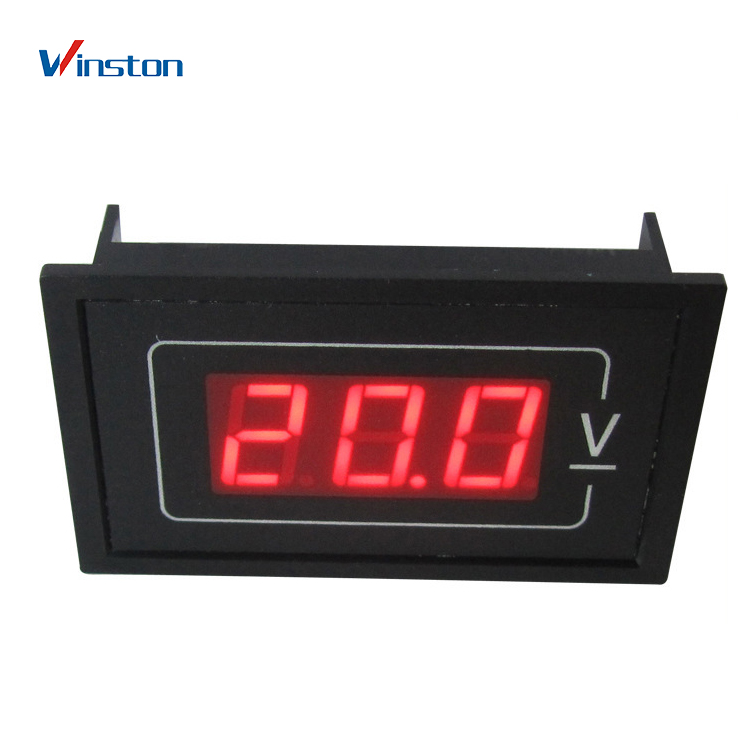 mini Two wire led lcd digital voltage meter digital panel voltmeter ac 30 - 500V