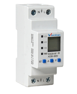 High quality Single Phase Voltage Current Protective Adjustable Over Under Voltage Protector Electric Power Protector