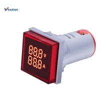AD16-22VAMS 22mm AC 50V - 500V 0 - 100A Led light Digital Voltage Current Meter Indicator Voltmeter Ammeter