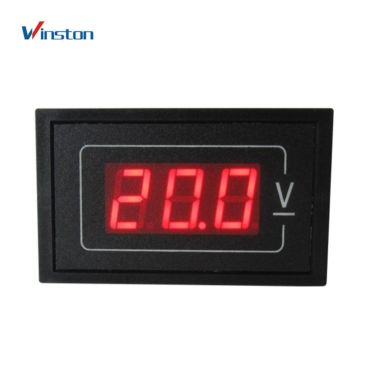 mini Two wire led lcd digital voltage meter digital panel voltmeter ac 30 - 500V